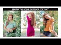 Behind The Scene Outdoor Portrait and Natural Lights