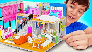 I Build a DIY Miniature Dollhouse 🏠 || Cute Miniature House Hacks and Crafts by TeeHeeHee!