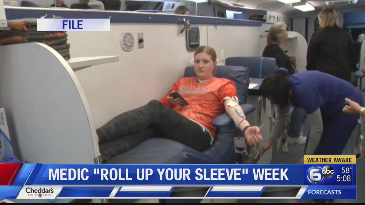 Come by WATE to donate blood to Medic