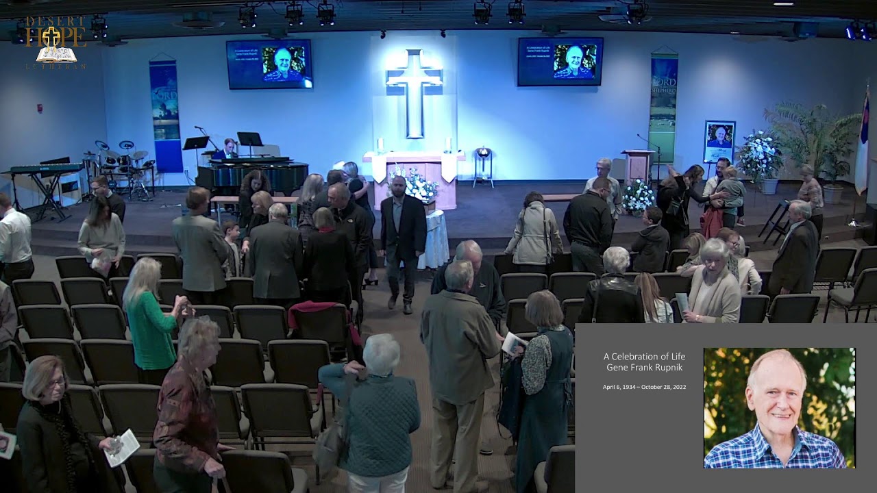 Memorial Service for Gene Rupnik -- January 21, 2023