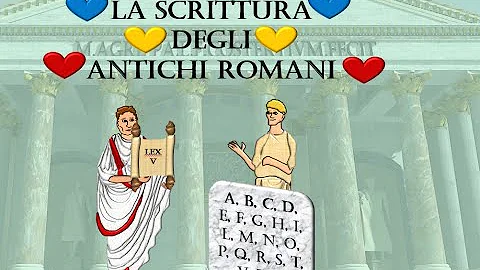 Che scrittura utilizzavano i romani?