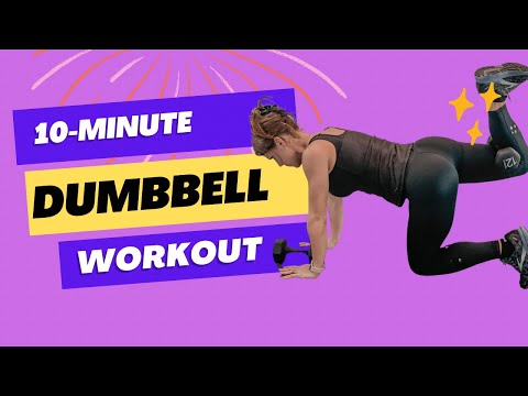 10-Minute Dumbbell Workout: Fast & Effective!