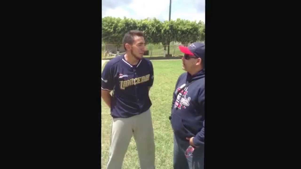 Entrevista al Mexicano Samuel Villalvazo Picher de Lanceros de Vargas 24/8/14 (L.V.S)