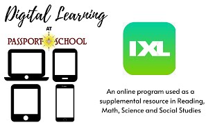 Passport School Digital Learning: Getting Started on IXL Profile