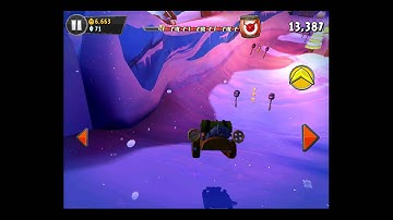 Angry Birds Go! Sub Zero Track 2 - Slalom 1 [Gameplay Walkthrough]
