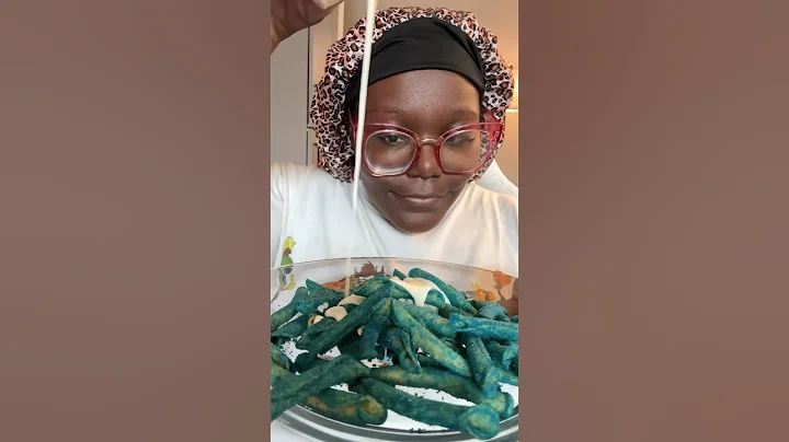 I Finally Ate Blue Takis with my Favorite Ranch