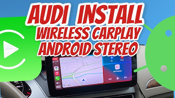 How to install android stereo with apple carplay AUDI A4 b8 b8.5