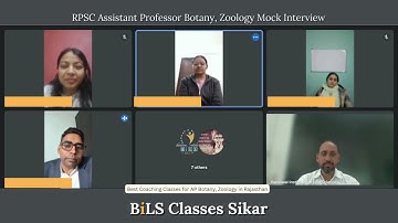 RPSC Assistant Professor MOCK Interview | Assistant Professor Botany Zoology Special Classes