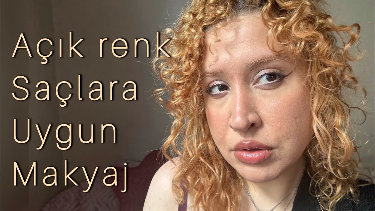 #strawberryblonde #goldenblonde Saç Rengine Uygun Günlük Bir Makyaj 💄 🌸🍯