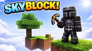 Minecraft Skyblock - Entering the Nether…