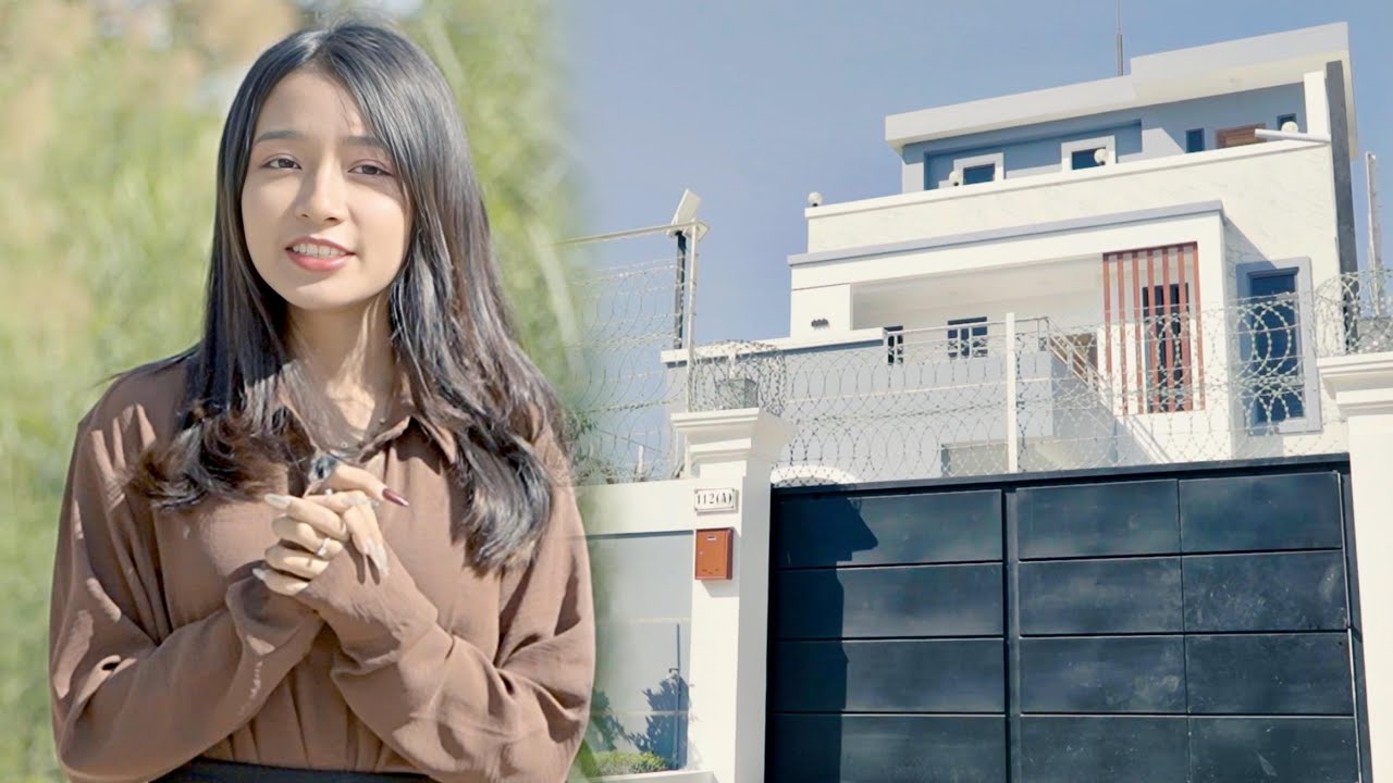 အိမ်အ​ပေါ်ဆုံးမှာ ​ရေကူးကန်ထည့်​ဆောက်ထားတဲ့ နှစ်ထပ်ခွဲအိမ်​လေး 💙🏡