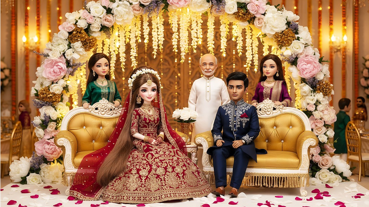 Miniature Doll Wedding | Poor Girl Village Marriage 😭❤️ | Pakistani  Village Style Story