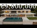 Inside a 9800000 spanish ultra modern mega mansion with its own forrest 