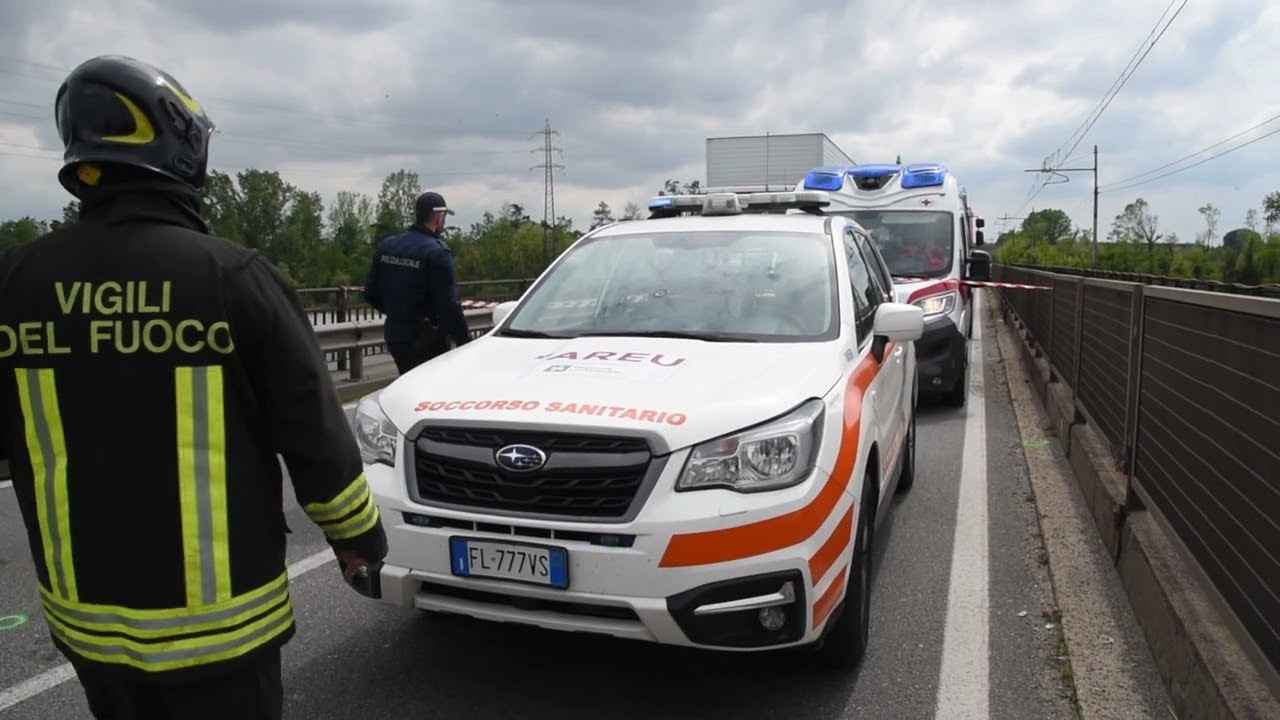 Incidente sul ponte del Ticino a Vigevano