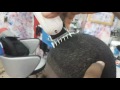Hc barber Shop coste de pelo fade alto al uno y medio paso a paso en pelo crespo