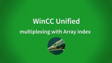 WinCC Unified V16:  multiplex array of UDT with index tag