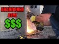 FOUND ABANDONED ATM MACHINE!!! BREAKING INTO AN ABANDONED ATM MACHINE WAS THERE MONEY INSIDE??