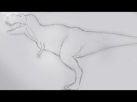 Como Desenhar Um Tiranossauro Rex 🦖 Desenho Tiranossauro Rex