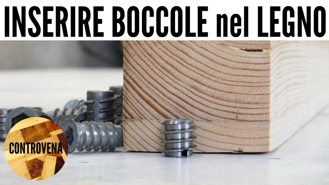 TYENAZA 20 PEZZI Inserti Filettati Per Legno M6 Inserire Il Dado