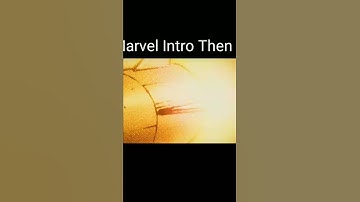 Marvel Intro Now Vs Then #shorts