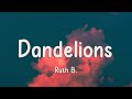 Ruth b  dandelions lyrics