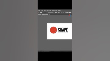 Text Into Shape Illustrator Tutorial #adobeillustrator #shorts