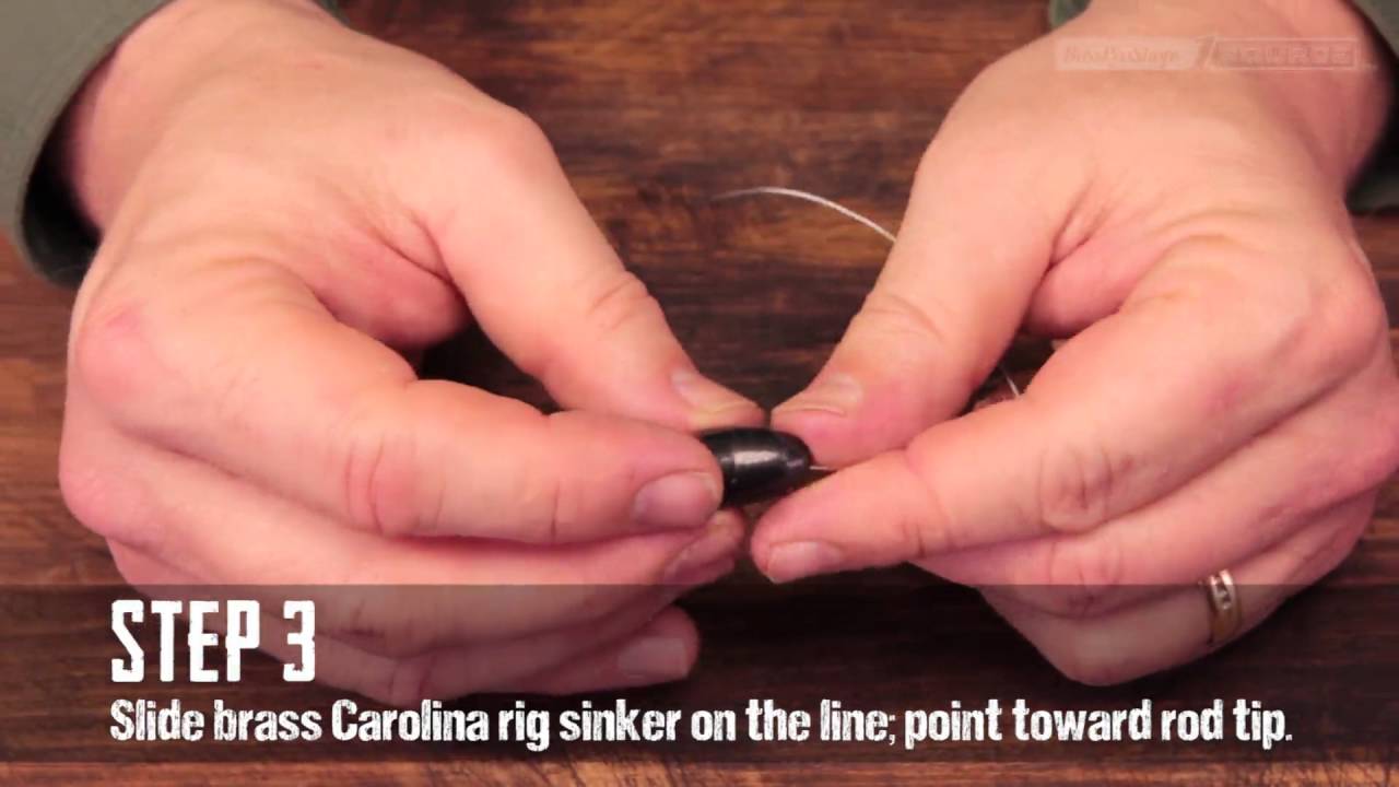 Step by Step on How to Tie the Carolina Rig 