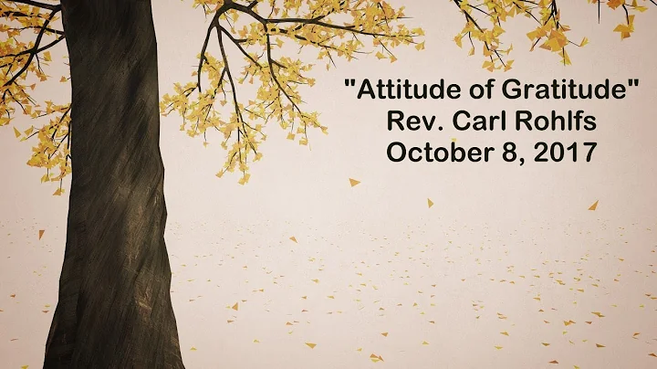 October 8, 2017 Attitude of Gratitude"