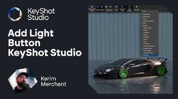 How to Get Started With KeyShot - New Add Light Button In KeyShot Studio