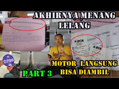 Part 3 Lelang motor  mobil murah  JBA Jakarta surabaya 