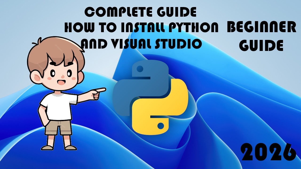 Complete guide : how to install python AND visual studio code. - YouTube