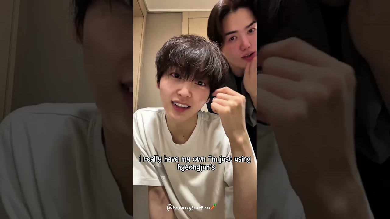 [ENGLISH SUB] CRAVITY HYEONGJUN & MINHEE DORM LIVE (250719 🫧 live)