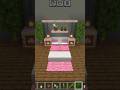 Minecraft Bed Design 🛏️ Easy & Stylish Build! || Royal Gaming #shorts