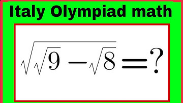 Italy|How to solve nested square root problem? Can you solve this? #maths #mathpuzzle 