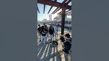 Behind the scenes shooting a snippet in Atlantic City NJ! #rap #hiphopmusic #music #shorts #nj