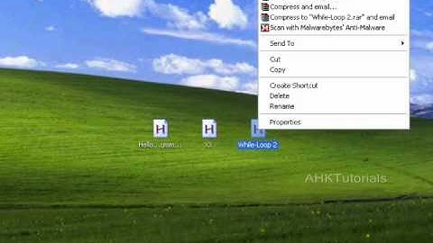 AutoHotKey Tutorial - Loop + While-Loop