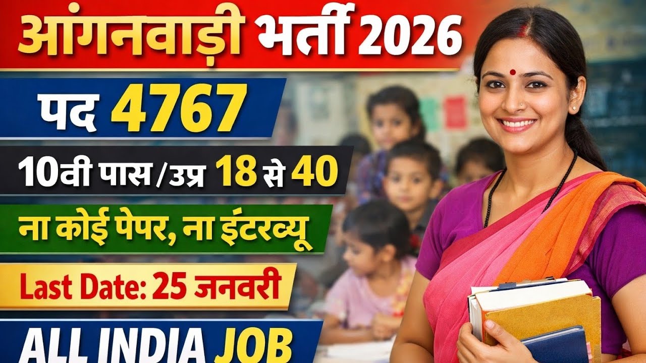 आंगनवाड़ी भर्ती 2026| mahila supervisior vacancy | aganvadi recruitment 2026|