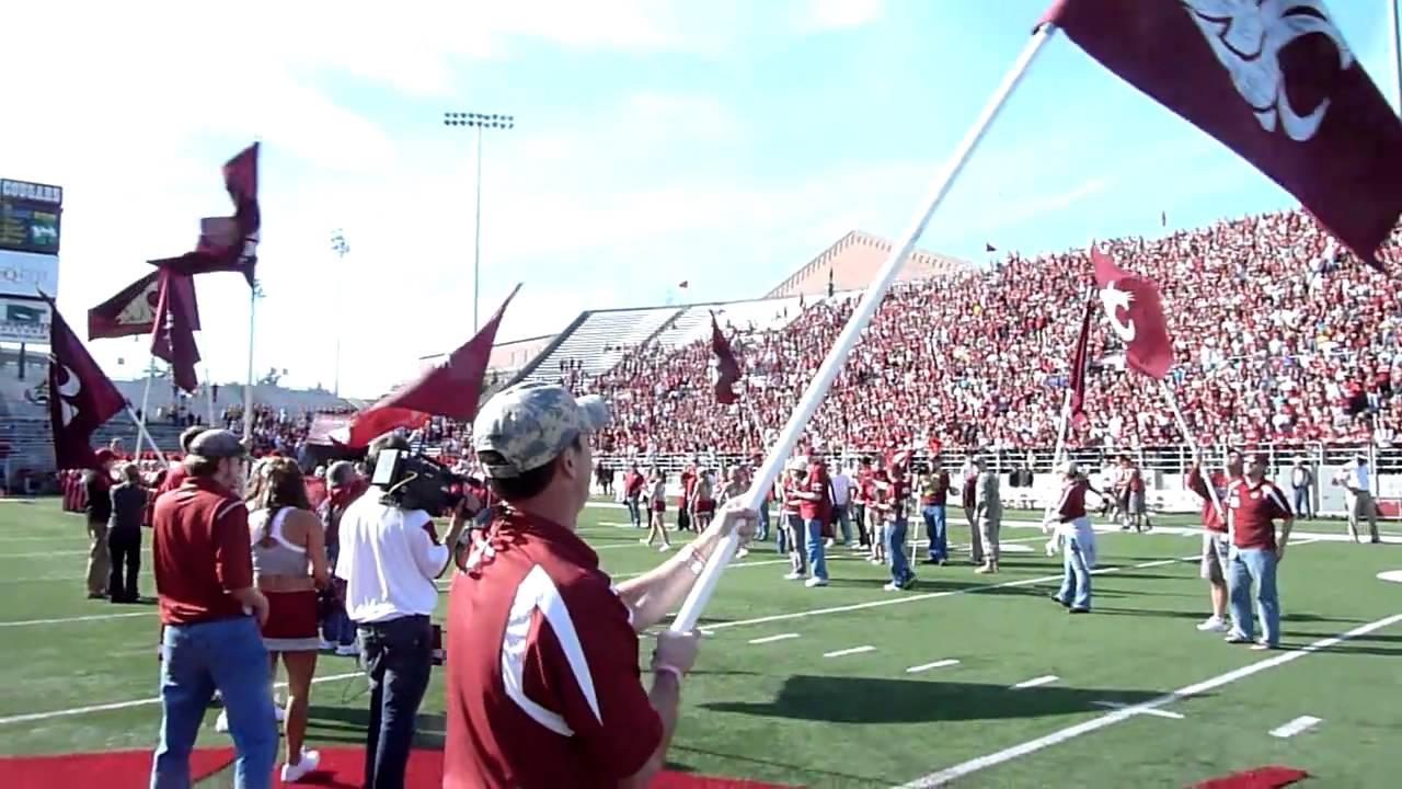 ESPN GameDay Flag Wavers Recognized Prior to WSUMontana State Game