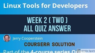 Coursera: Linux tools for developers week 2 all quiz answer || open source , linux and git solution