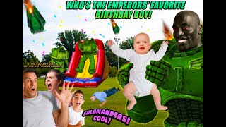 Environmental Space Marine Birthday Party @fabioproductions | Warhammer 40k Meme Dub Camera Feed