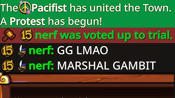 Marshal Gambit 2: The GOD TIER Pacifist Protest - BetterTOS2 Town Traitor