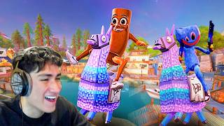 LLAMA RIDIN Fortnite Chapter 7 Season 2 WITH LIL BRO