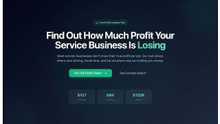 Most Service Businesses Don’t Know Their Profit Per Job (Calculator Demo) screenshot 3