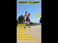 Heavy Kettlebell Cleans 80lbs (At The END of Workout) #fitover50 #corestrength #agingwell