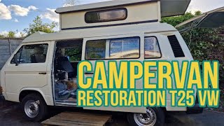 VW  Camper T25 Full Restoration.  ‎@WillsWhereabouts  Vlog