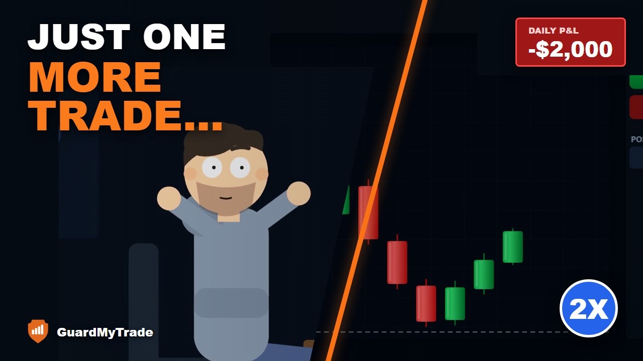 Animated trader tempted to place one more trade