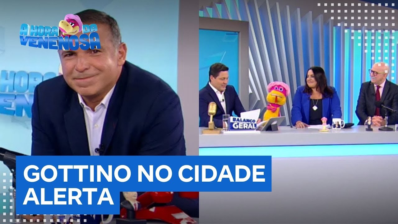 Reinaldo Gottino invade A Hora da Venenosa e fala sobre estreia no Cidade Alerta: 'Honrado'