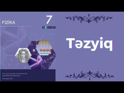 Bölmə 4.Təzyiq  A variantı 7-ci sinif fizika dim testi