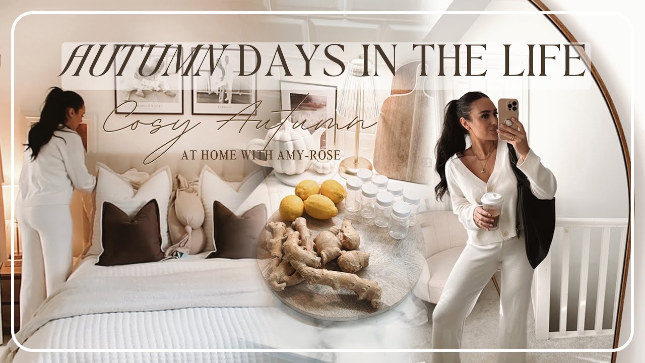 ДНИ ИЗ ЖИЗНИ | Домашний имбирь и лимон: осенний макияж и вечерняя рутина!