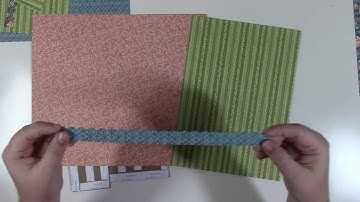 Waterfall and Pockets Mini Album - Construction Video